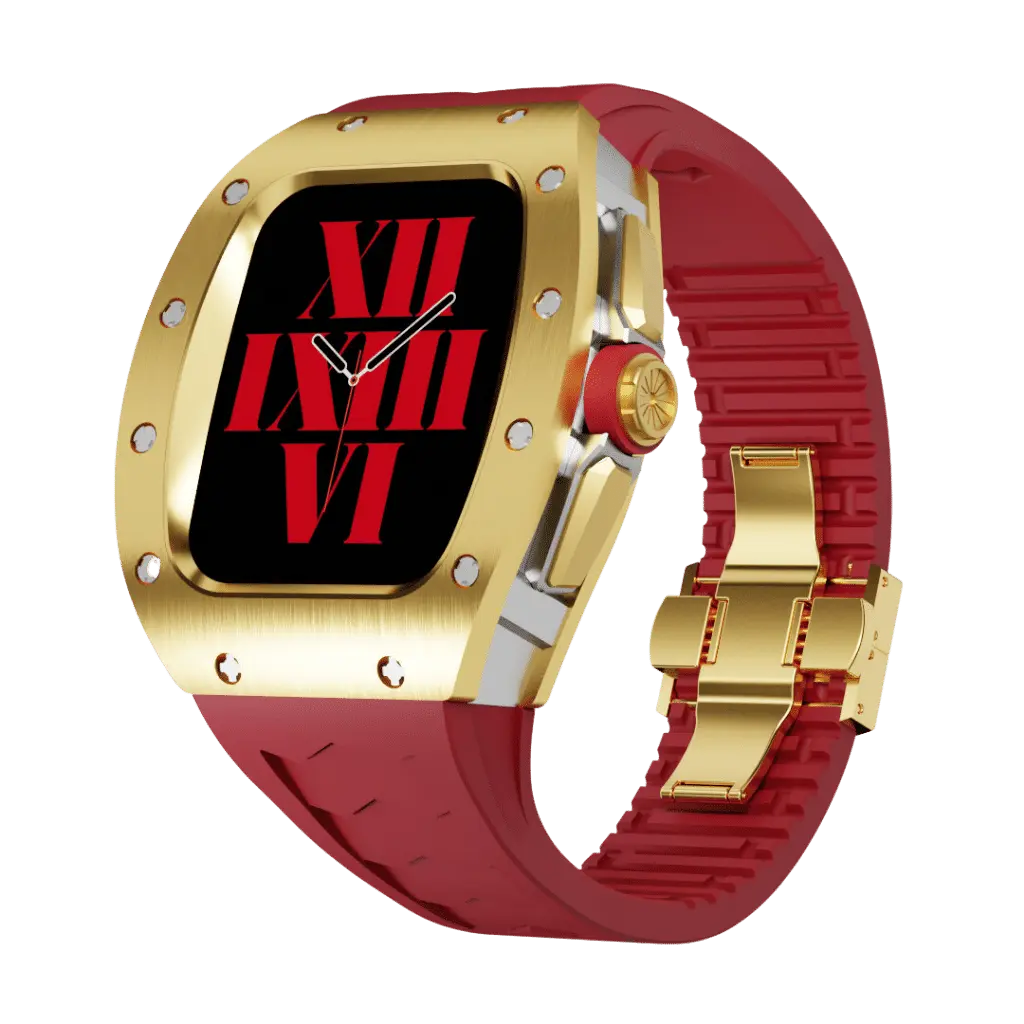 Titanium Case & Silicone Band for Apple Watch