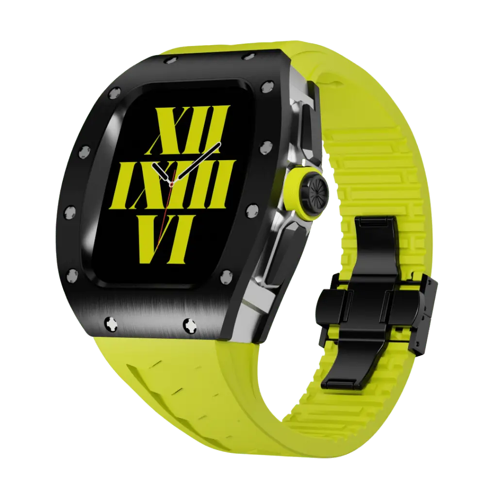 Titanium Case & Silicone Band for Apple Watch