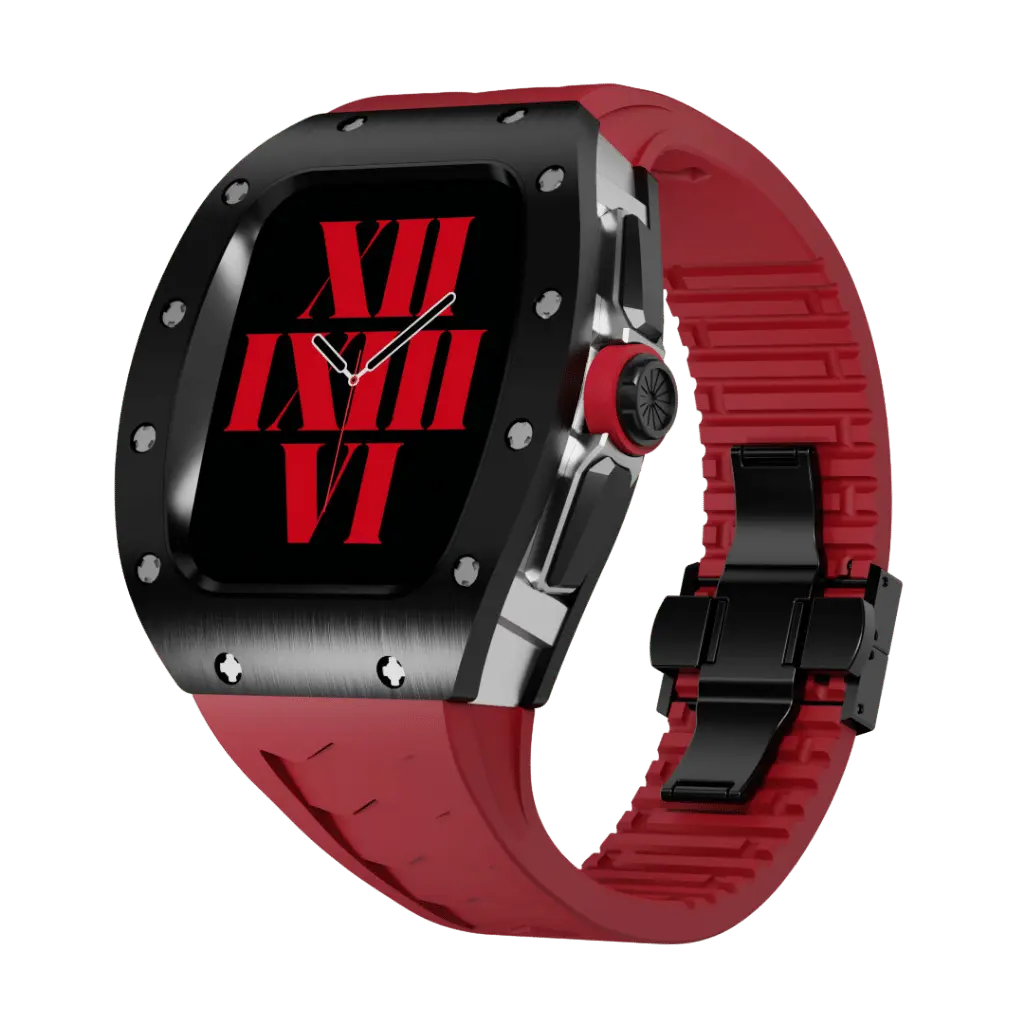 Titanium Case & Silicone Band for Apple Watch