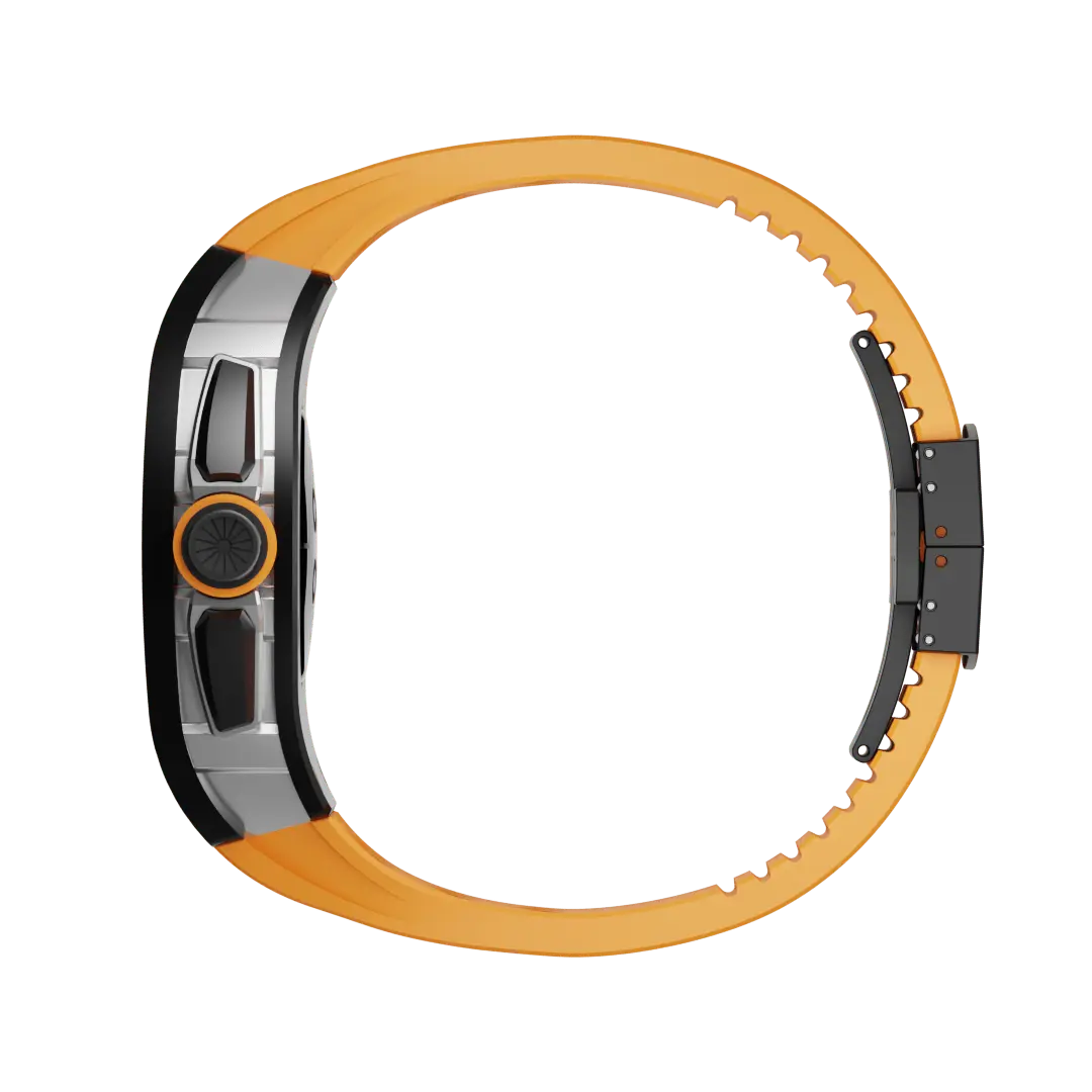 Titanium Case & Silicone Band for Apple Watch