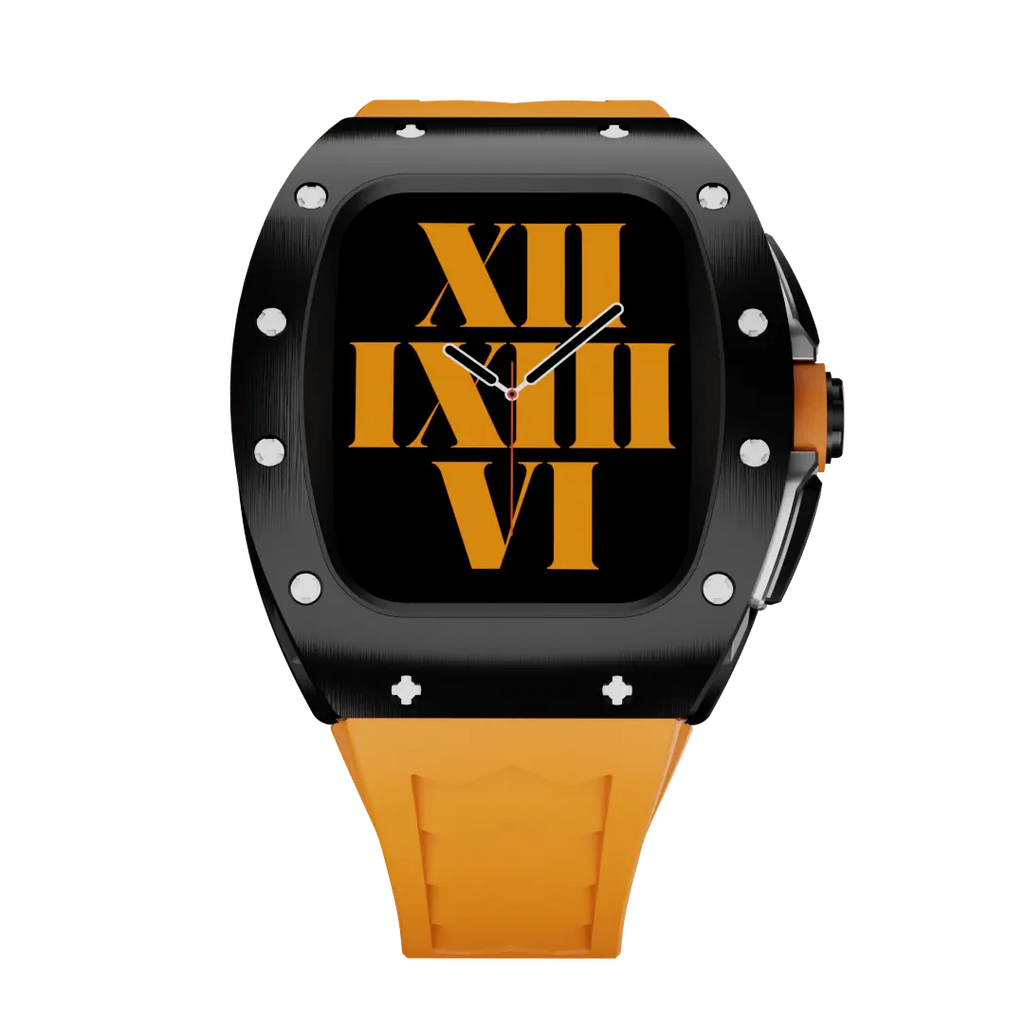 Titanium Case & Silicone Band for Apple Watch