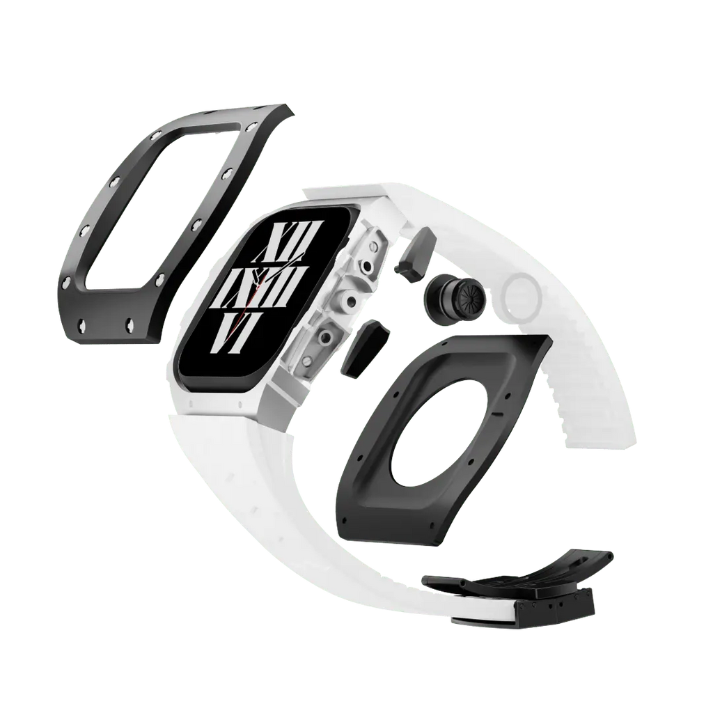 Titanium Case & Silicone Band for Apple Watch