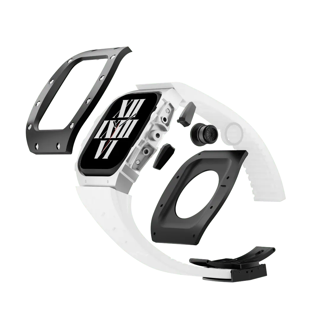 Titanium Case & Silicone Band for Apple Watch