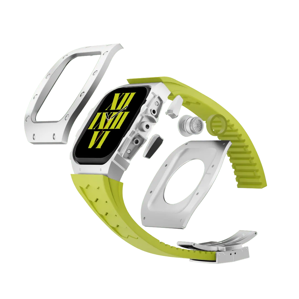 Titanium Case & Silicone Band for Apple Watch