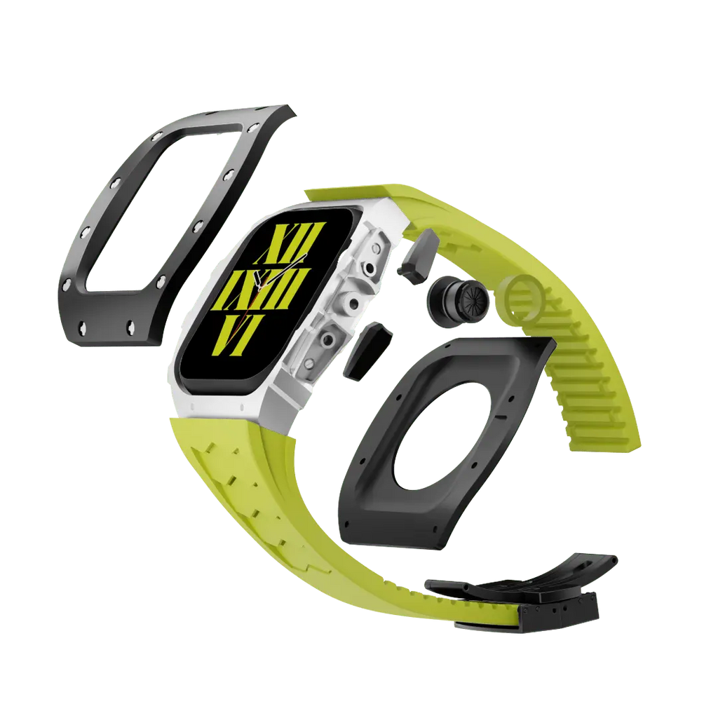 Titanium Case & Silicone Band for Apple Watch