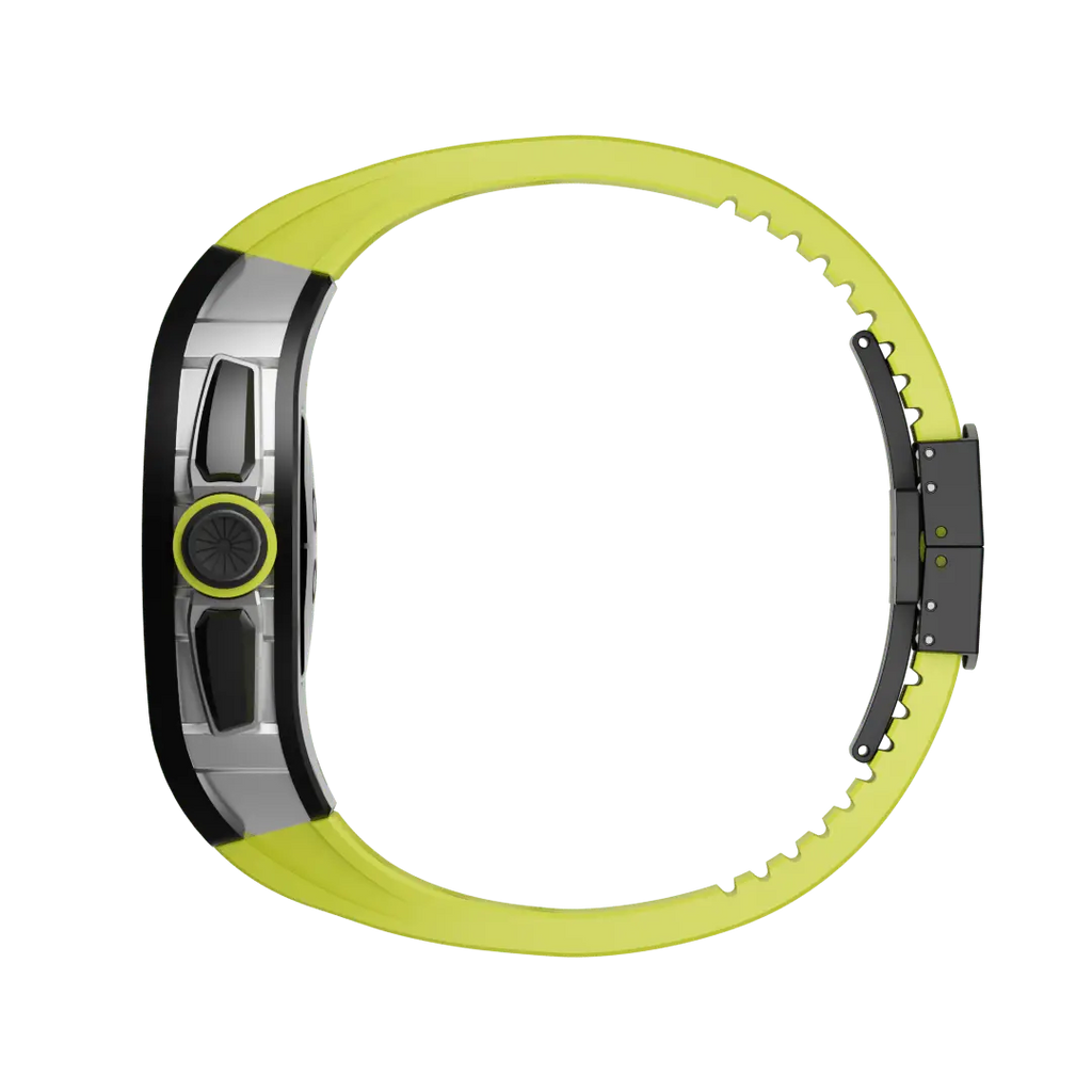 Titanium Case & Silicone Band for Apple Watch