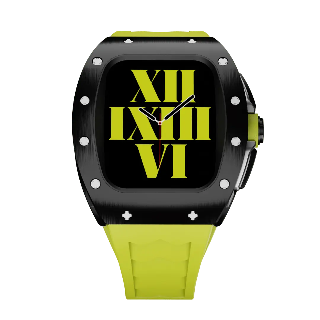 Titanium Case & Silicone Band for Apple Watch