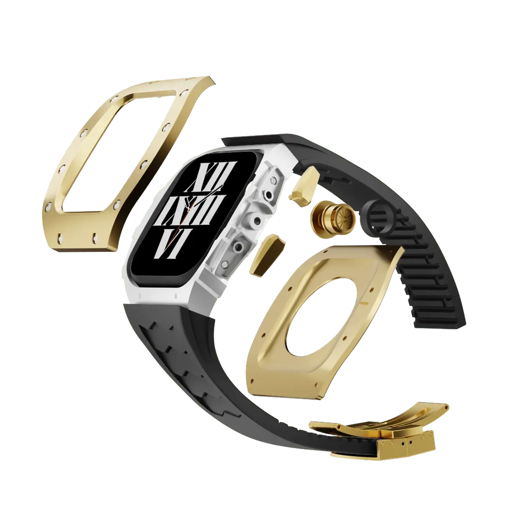 Titanium Case & Silicone Band for Apple Watch