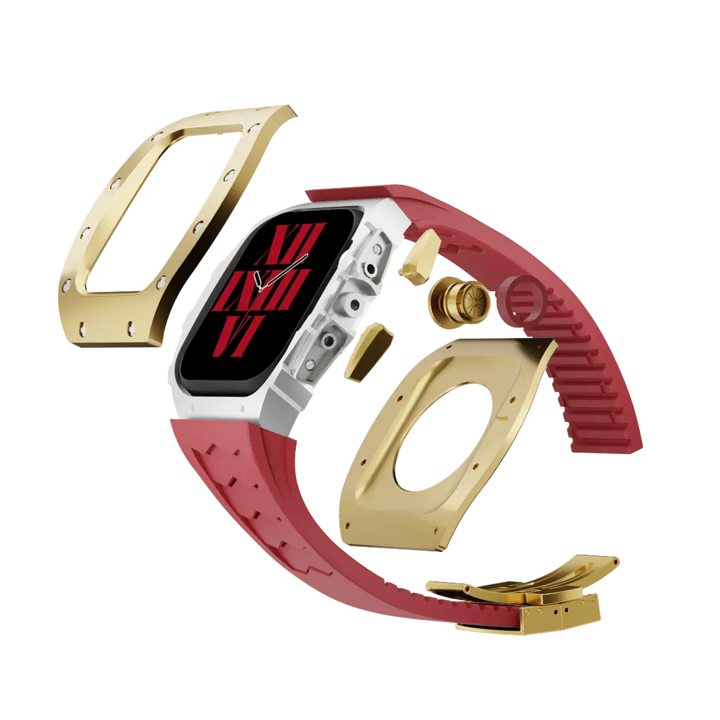 Titanium Case & Silicone Band for Apple Watch