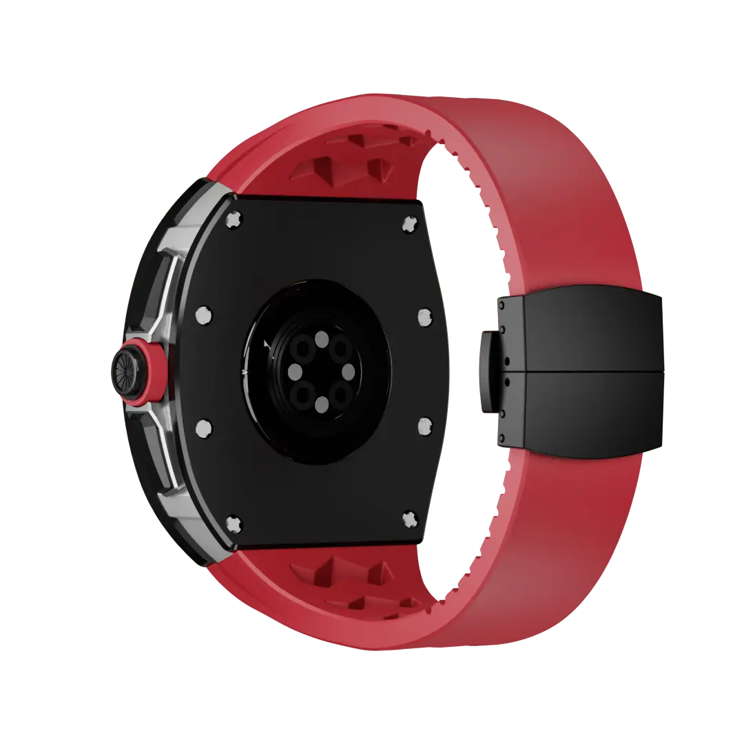 Titanium Case & Silicone Band for Apple Watch