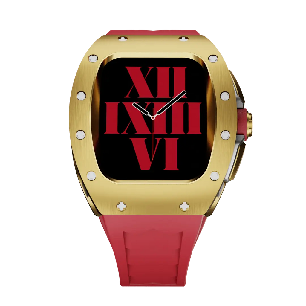 Titanium Case & Silicone Band for Apple Watch