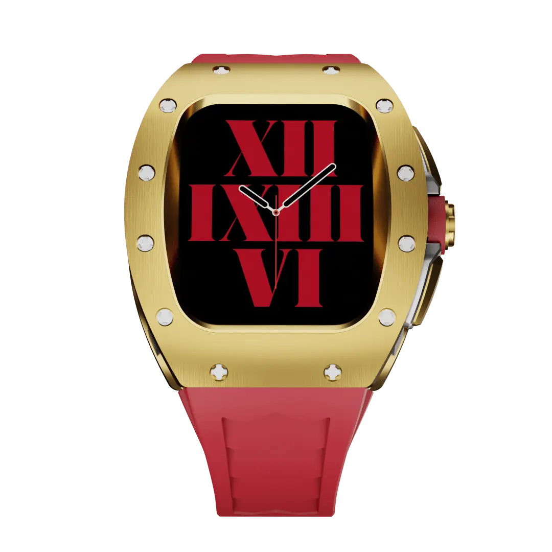 Titanium Case & Silicone Band for Apple Watch