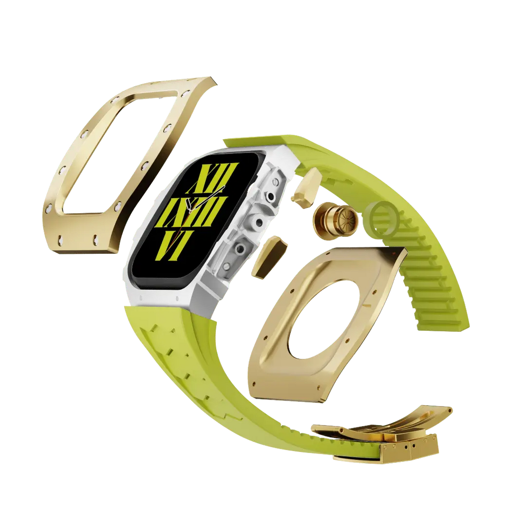 Titanium Case & Silicone Band for Apple Watch