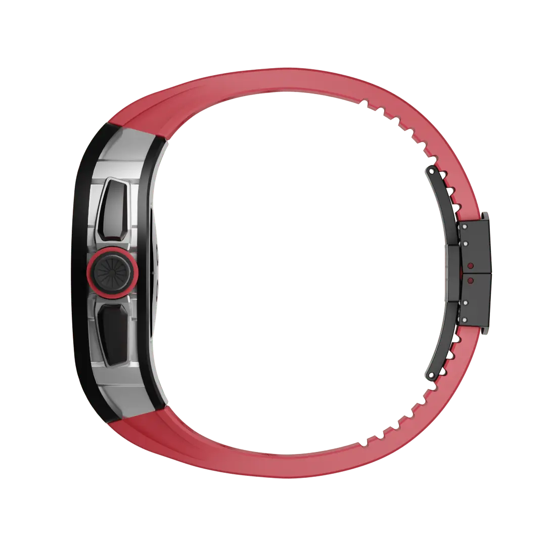 Titanium Case & Silicone Band for Apple Watch