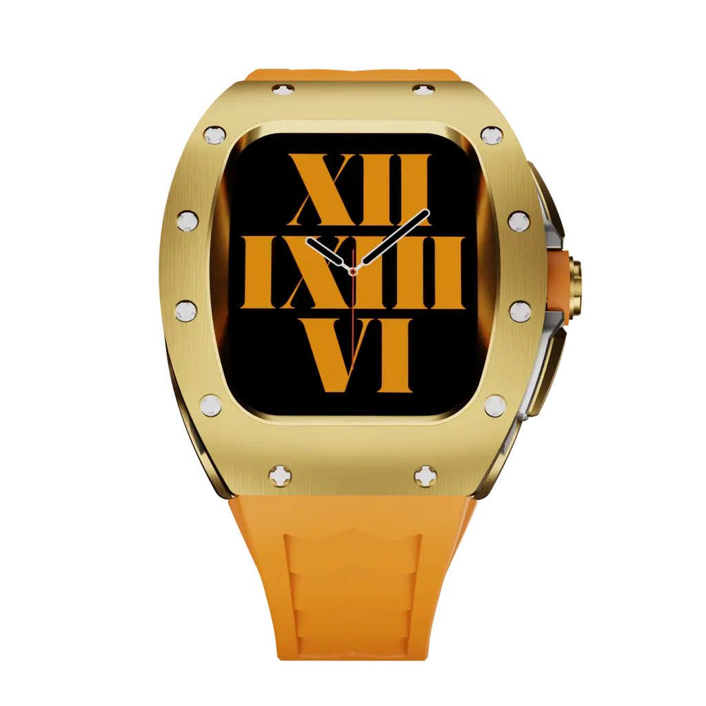 Titanium Case & Silicone Band for Apple Watch