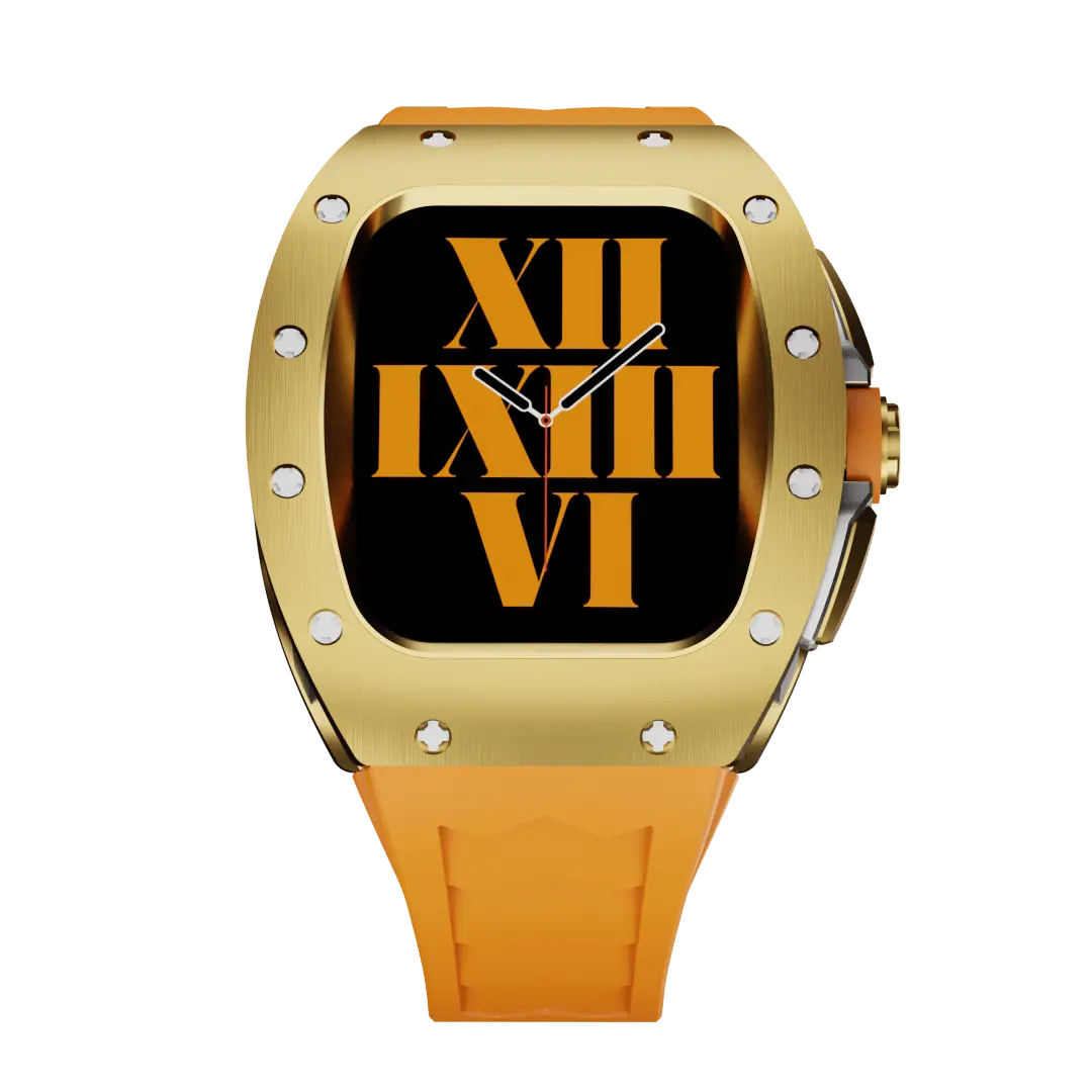 Titanium Case & Silicone Band for Apple Watch