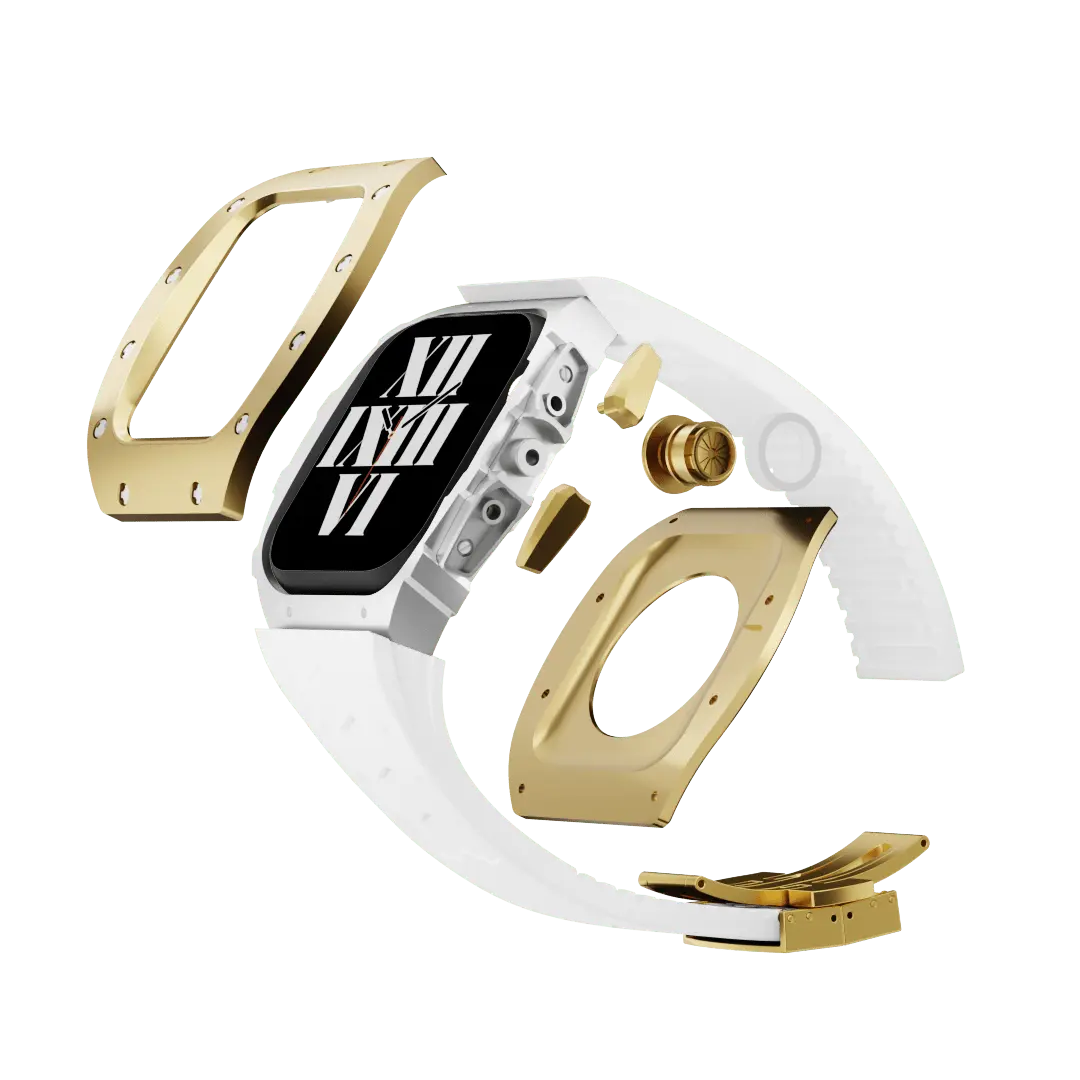 Titanium Case & Silicone Band for Apple Watch