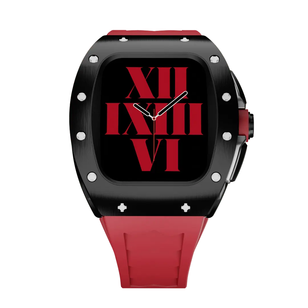 Titanium Case & Silicone Band for Apple Watch