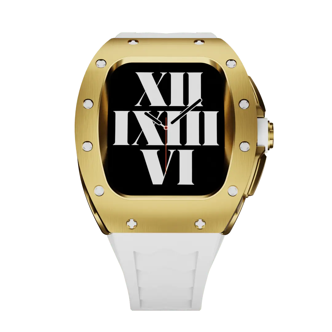 Titanium Case & Silicone Band for Apple Watch