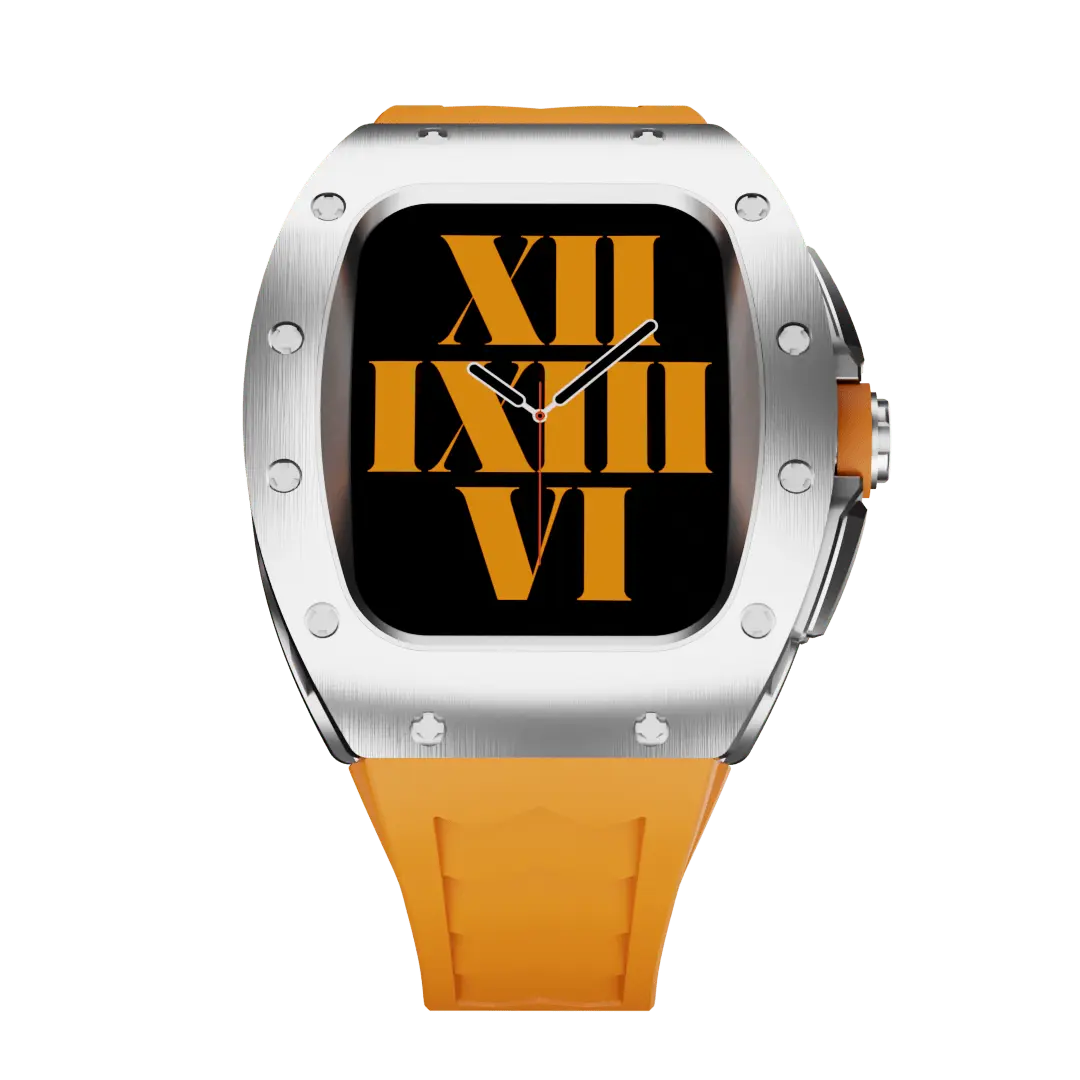 Titanium Case & Silicone Band for Apple Watch