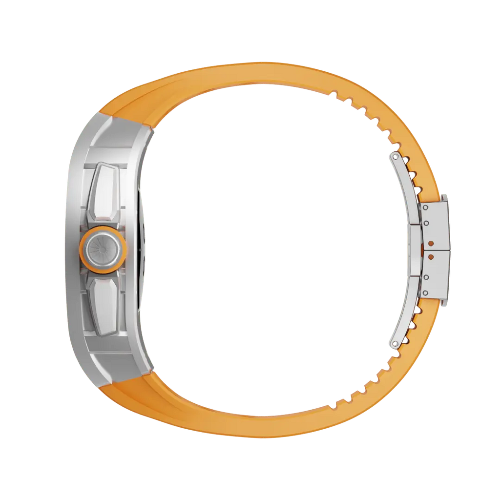 Titanium Case & Silicone Band for Apple Watch