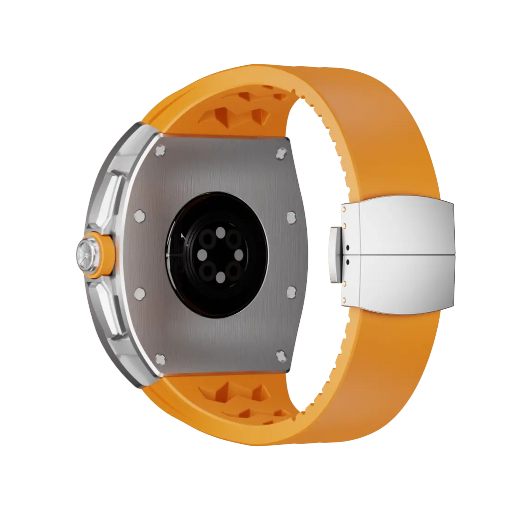 Titanium Case & Silicone Band for Apple Watch