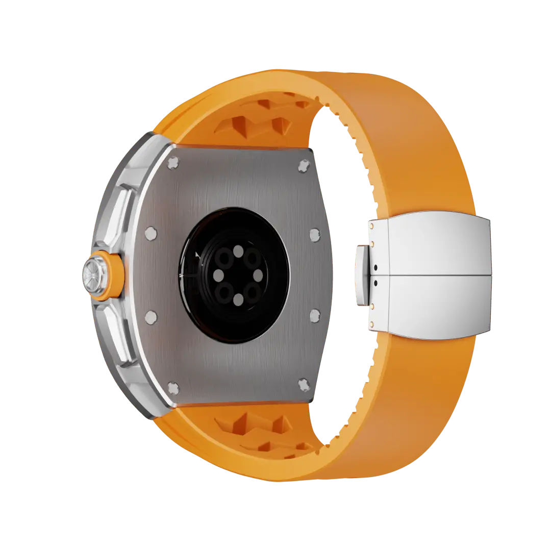 Titanium Case & Silicone Band for Apple Watch