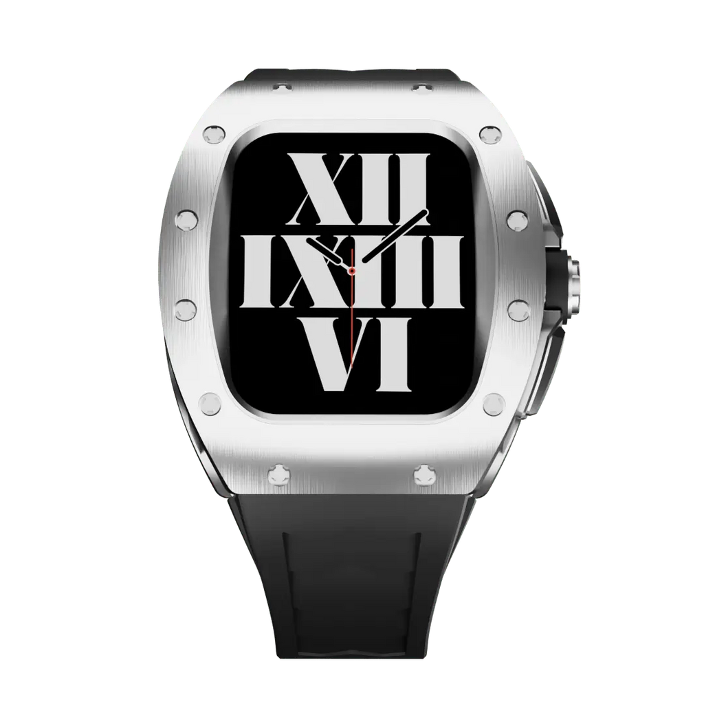 Titanium Case & Silicone Band for Apple Watch