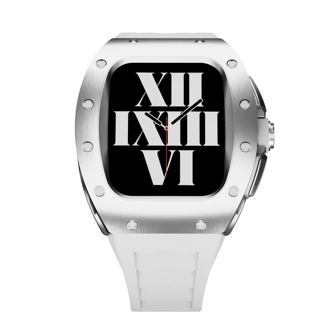 Titanium Case & Silicone Band for Apple Watch