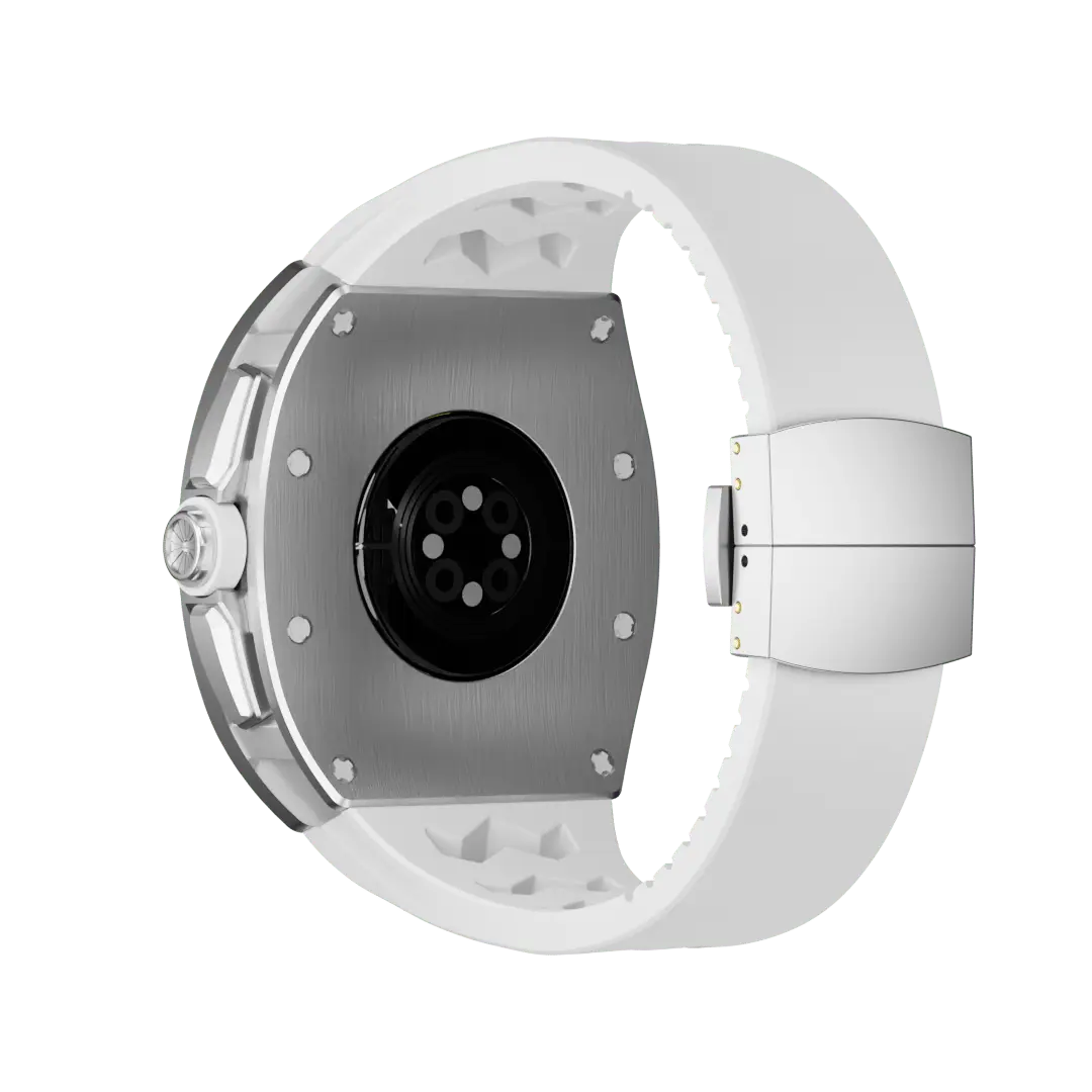 Titanium Case & Silicone Band for Apple Watch