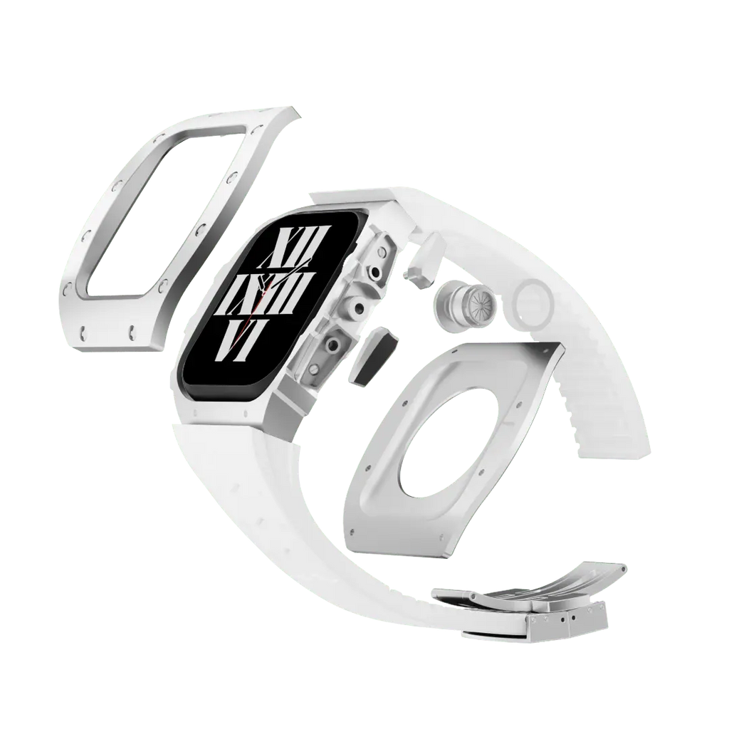 Titanium Case & Silicone Band for Apple Watch