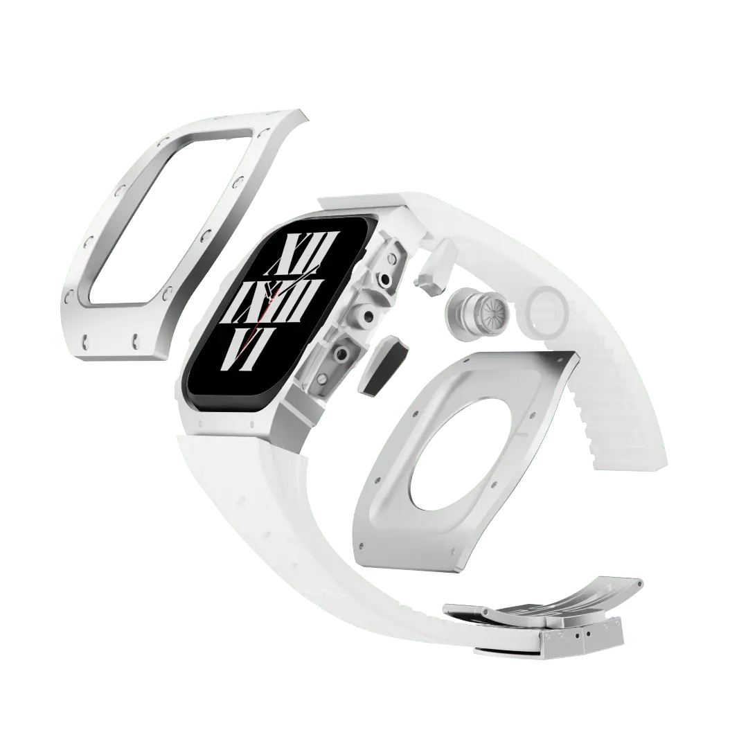 Titanium Case & Silicone Band for Apple Watch