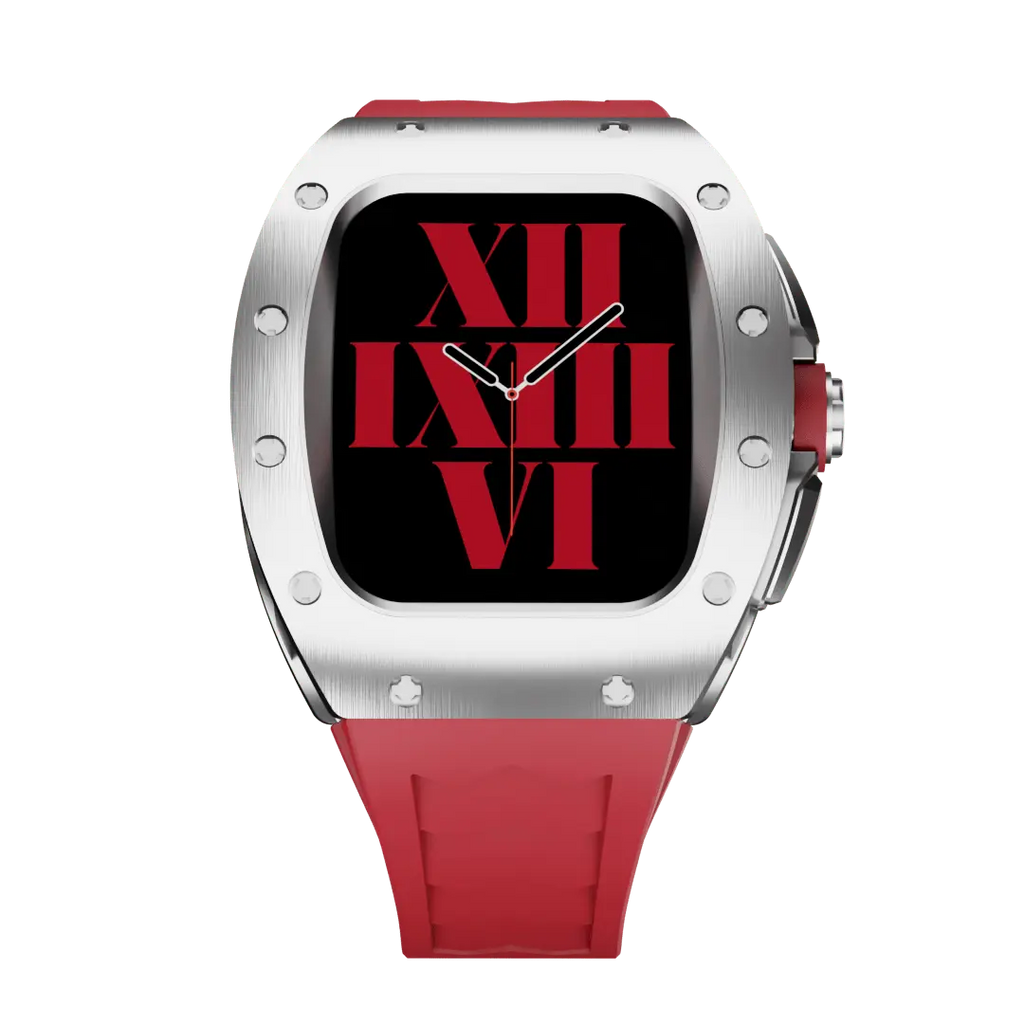 Titanium Case & Silicone Band for Apple Watch