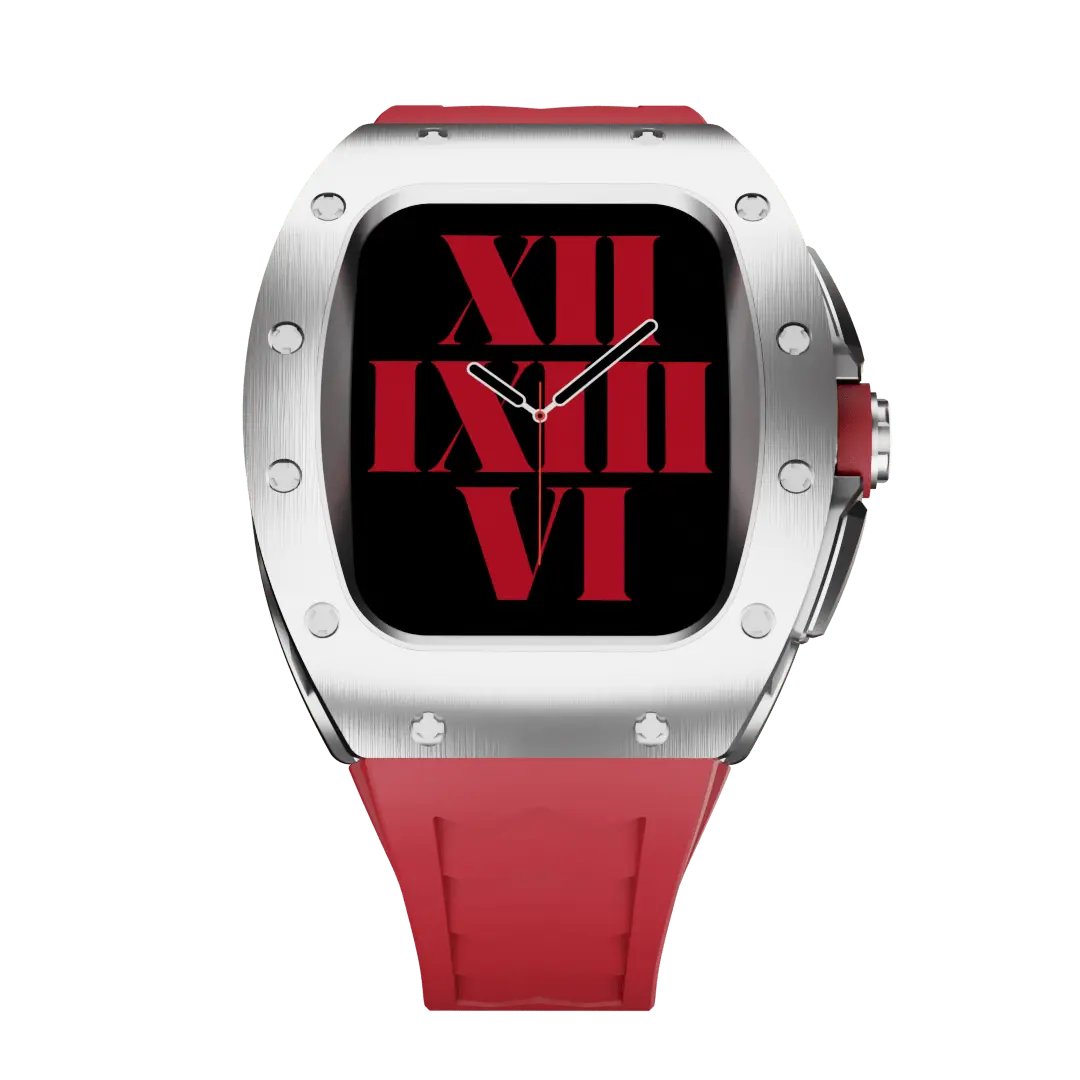 Titanium Case & Silicone Band for Apple Watch