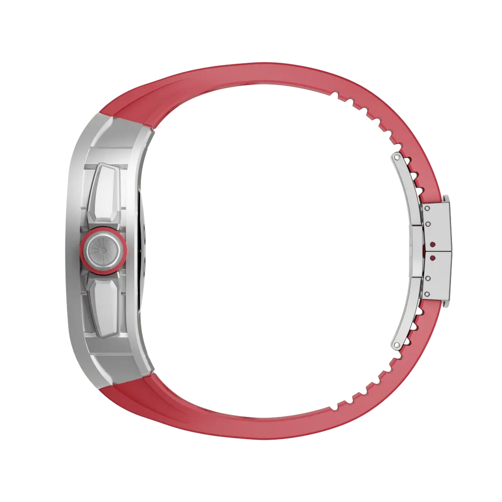 Titanium Case & Silicone Band for Apple Watch