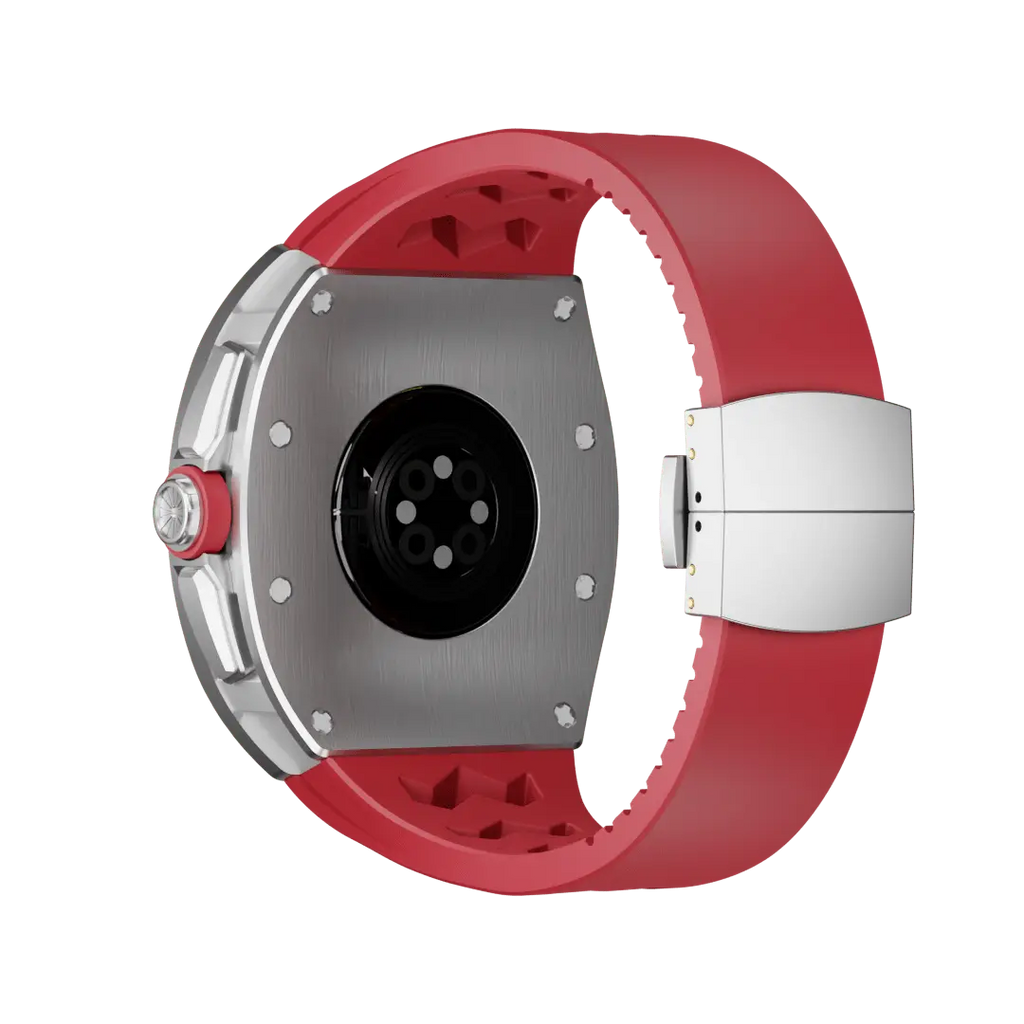 Titanium Case & Silicone Band for Apple Watch