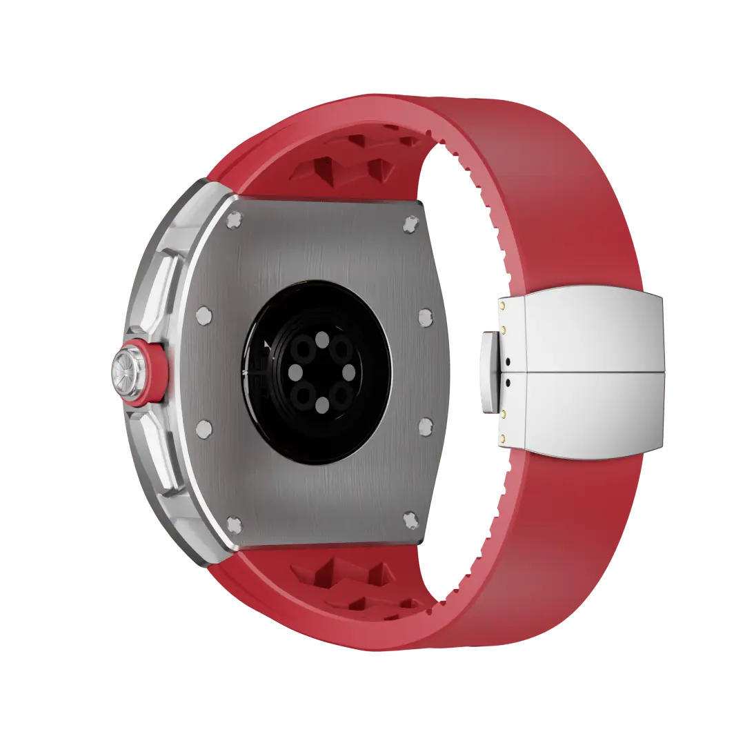 Titanium Case & Silicone Band for Apple Watch