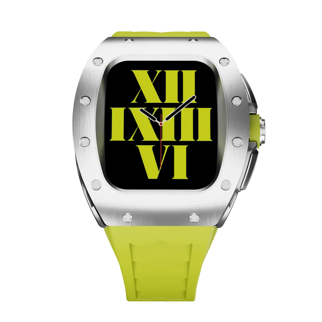 Titanium Case & Silicone Band for Apple Watch