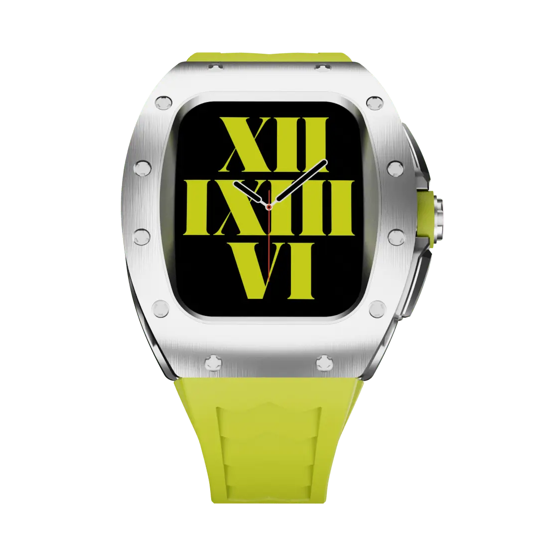 Titanium Case & Silicone Band for Apple Watch