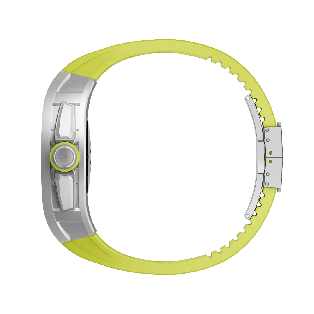 Titanium Case & Silicone Band for Apple Watch