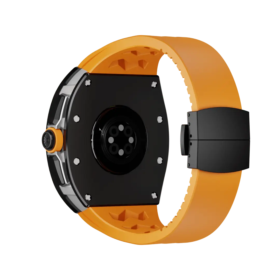 Titanium Case & Silicone Band for Apple Watch