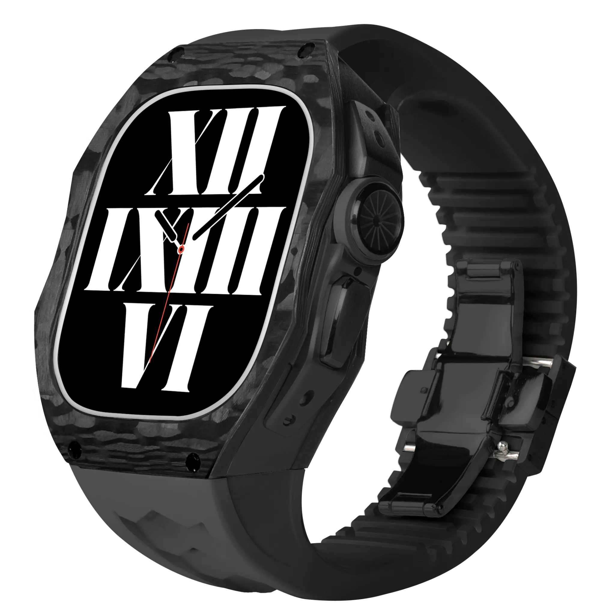 Carbon Fiber Case & Silicone Band for Apple Watch Ultra