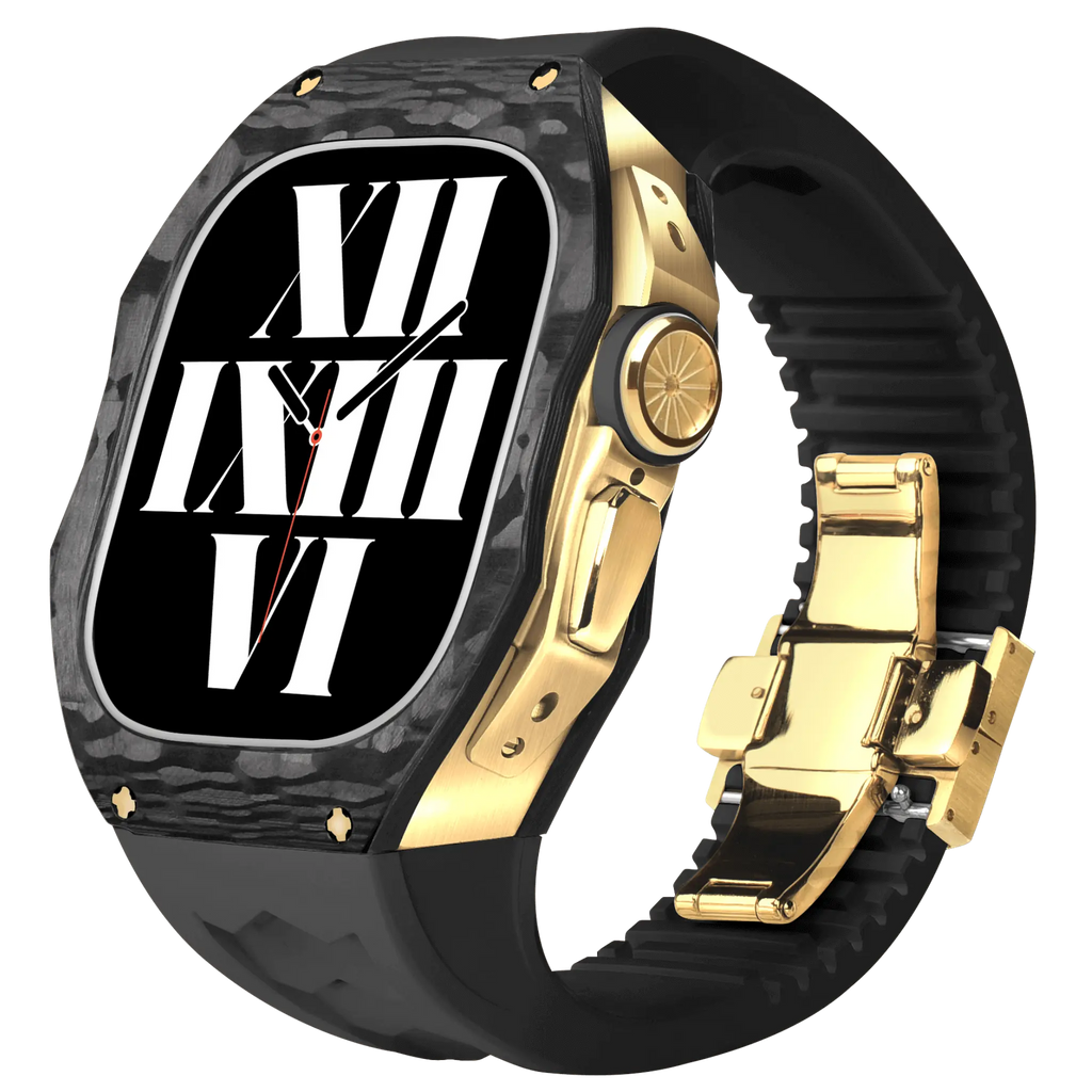 Carbon Fiber Case & Silicone Band for Apple Watch Ultra