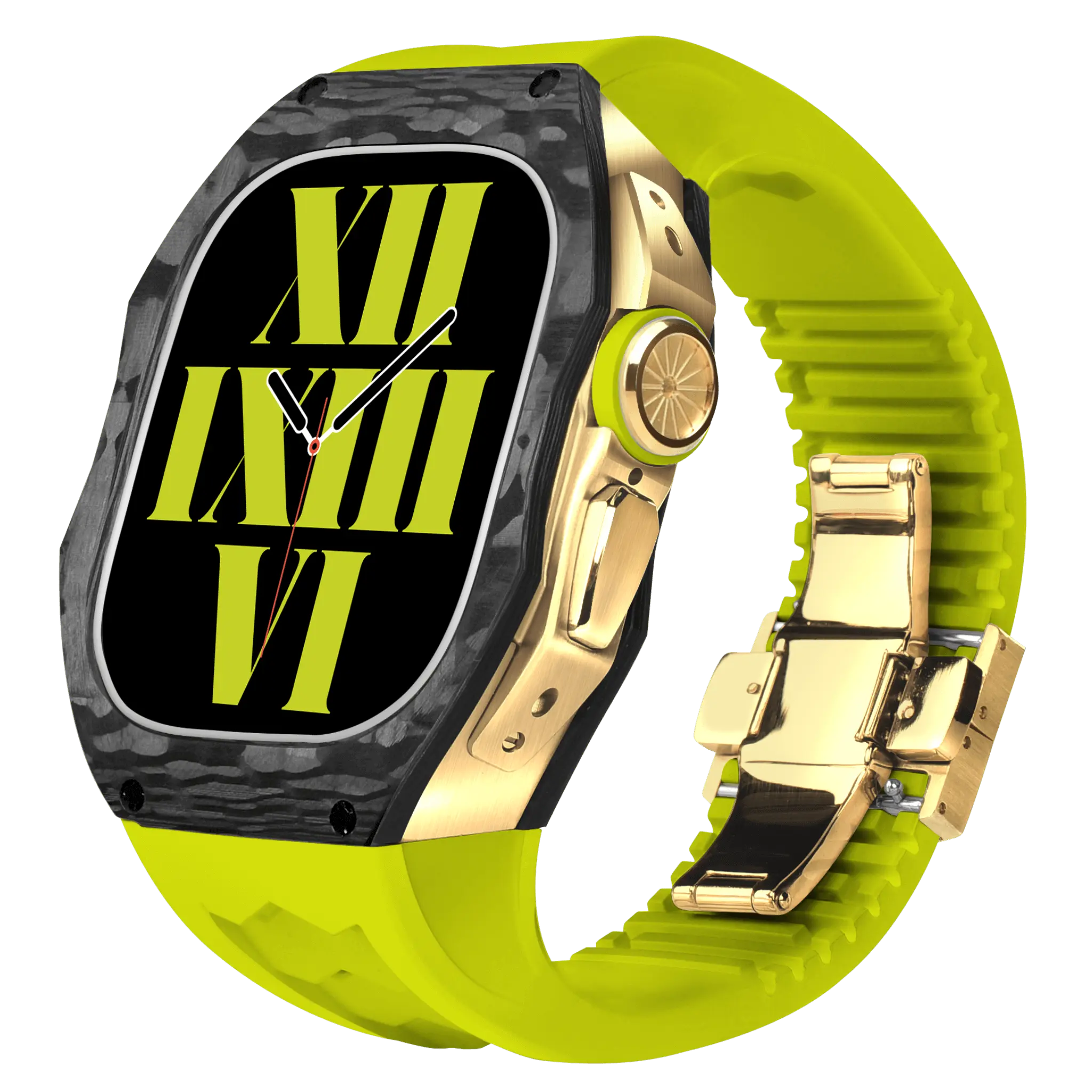 Carbon Fiber Case & Silicone Band for Apple Watch Ultra