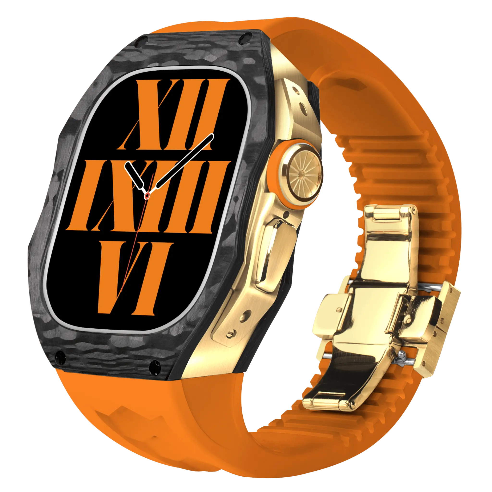 Carbon Fiber Case & Silicone Band for Apple Watch Ultra