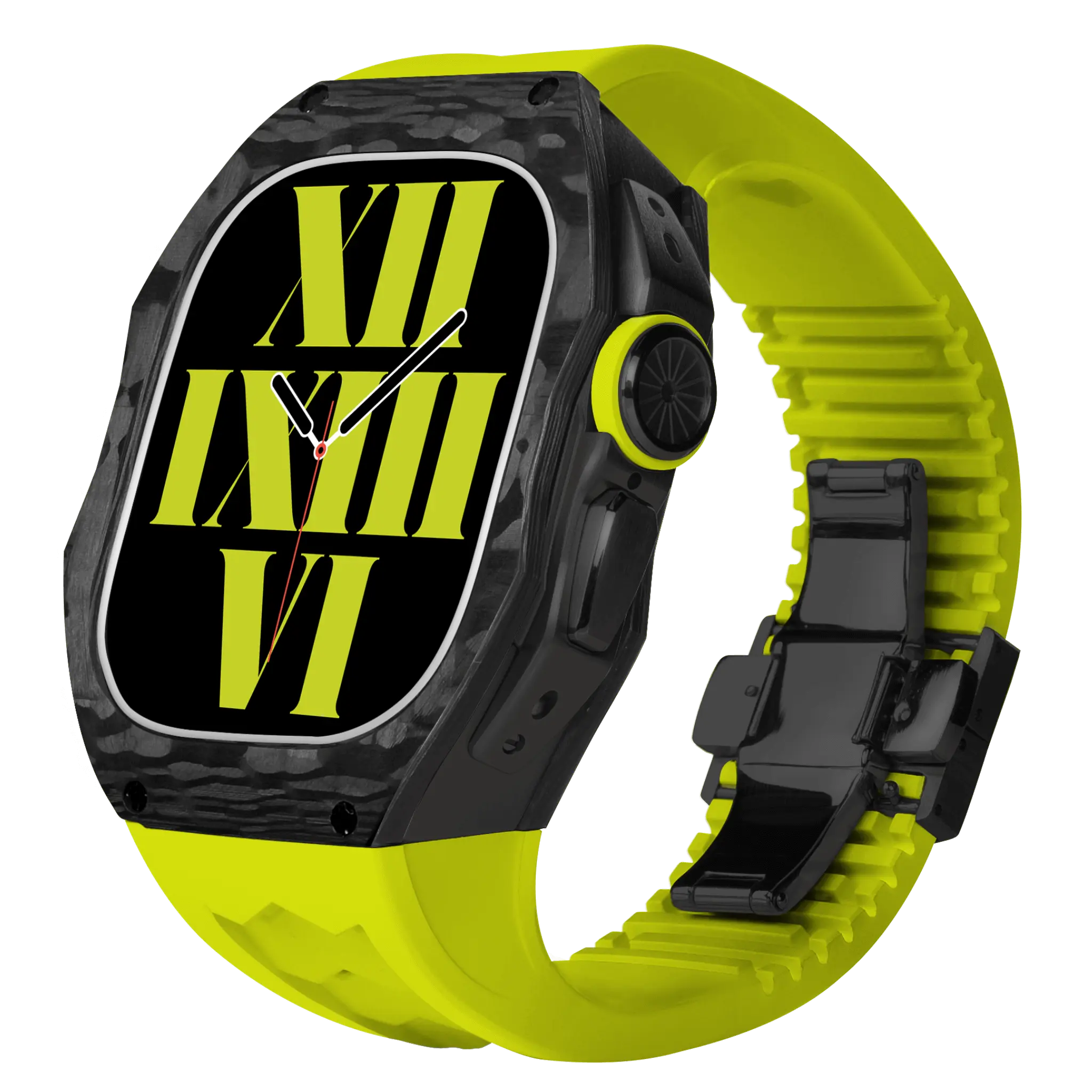 Carbon Fiber Case & Silicone Band for Apple Watch Ultra