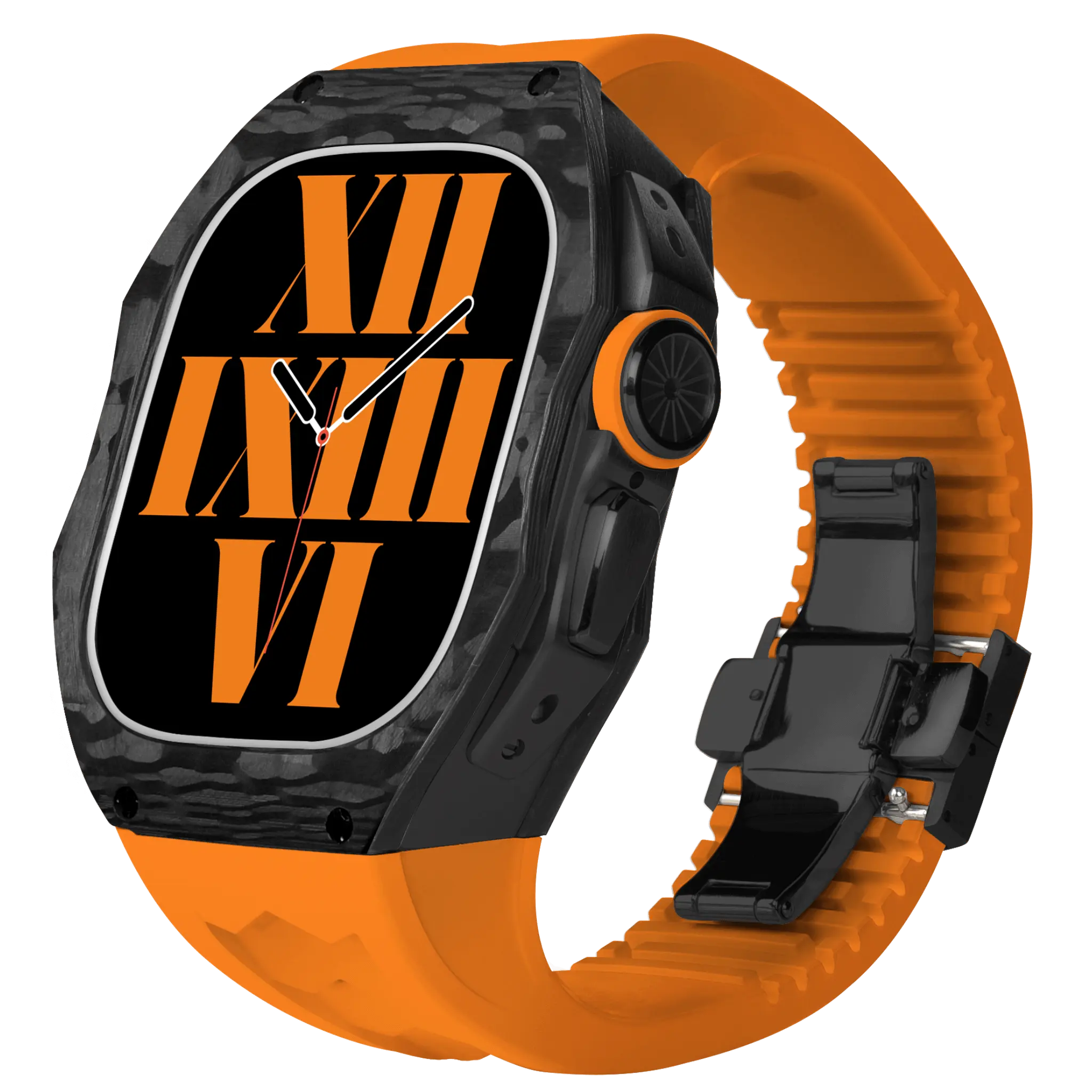 Carbon Fiber Case & Silicone Band for Apple Watch Ultra