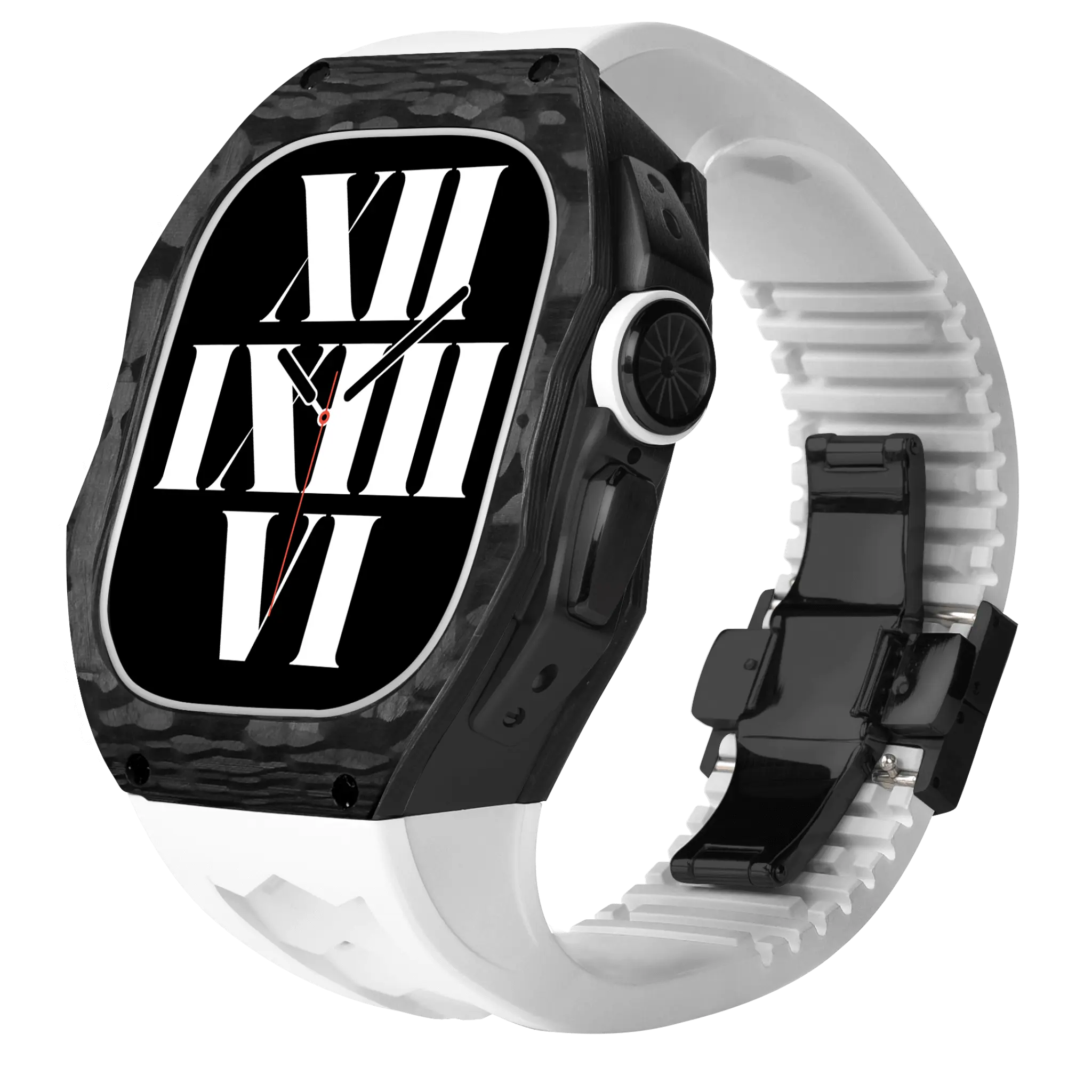 Carbon Fiber Case & Silicone Band for Apple Watch Ultra