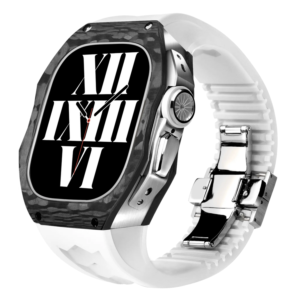 Carbon Fiber Case & Silicone Band for Apple Watch Ultra