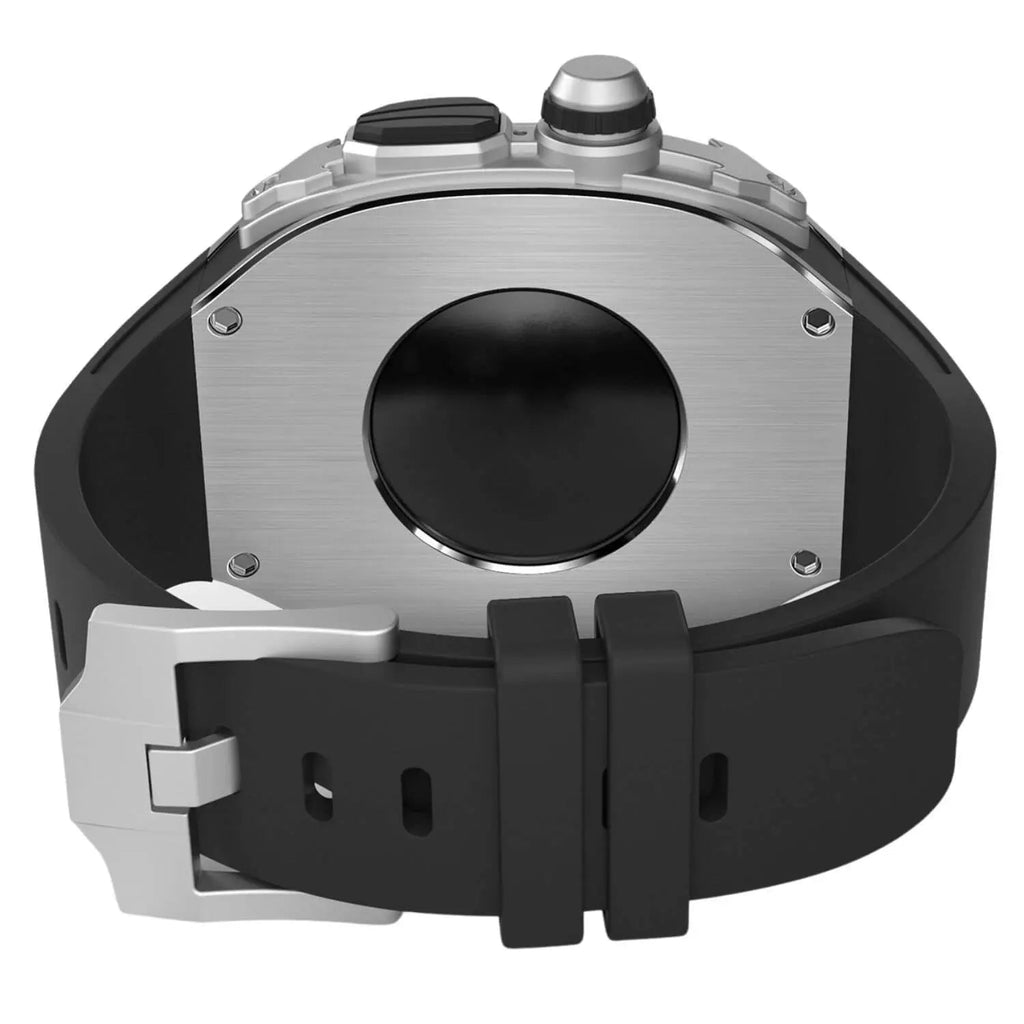 Rustfritt stål-etui og silikonrem for Apple Watch Ultra